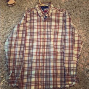 Long sleeved George Strait shirt.